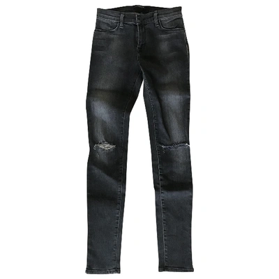 Pre-owned J Brand Slim Jeans In Black