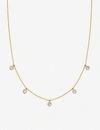 ASTLEY CLARKE MINI LINIA MOONSTONE AND 18CT GOLD-PLATED STERLING SILVER CHOKER NECKLACE,996-10080-44003YWTN