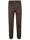 GUCCI ALL-OVER LOGO PRINTED TRACK PANTS,11152276
