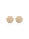 Shay 18kt Gold Round Pave Diamond Stud Earrings In Gold