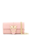 PINKO PINK LEATHER WALLET,1P21ERY5FFQ19