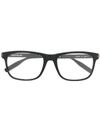 Montblanc Square-frame Glasses In Black