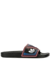 ADIDAS ORIGINALS LOGO POOL SLIDES