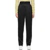 LEMAIRE LEMAIRE BLACK PLEATED PANTS