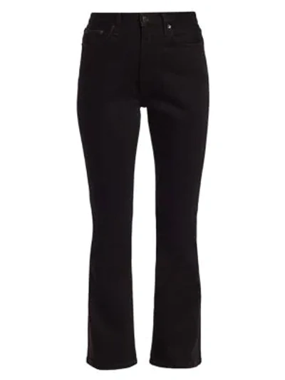 The Row Hugo High-rise Straight Jeans In Black