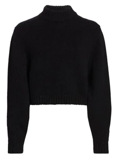 The Row Women's Tabeth Cashmere Mockneck Sweater In Black