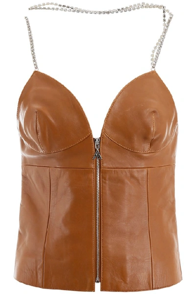 Area Bustier Top In Toffee