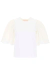 SEE BY CHLOÉ SEE BY CHLOÉ EMBROIDERED DETAIL T