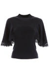 SEE BY CHLOÉ SEE BY CHLOÉ LACE TRIM T