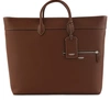 BURBERRY GRAINY LEATHER HOLDALL,8023040/A1363