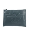 Emporio Armani Handbags In Slate Blue
