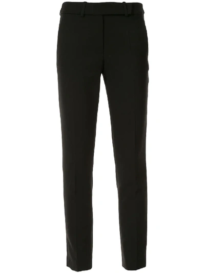 Paule Ka Straight-leg Cropped Trousers In Black