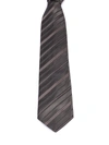 BRIONI STRIPED SILK TIE