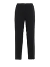 TWINSET STRETCH VISCOSE CROPPED TROUSERS