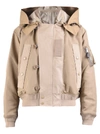 BURBERRY BURBERRY HOODED BOMBER JACKET