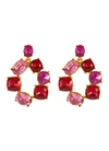 OSCAR DE LA RENTA BOLD CRYSTAL EARRINGS