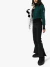 Fusalp Muzelle Colourblock Ribbed Jumper In Green