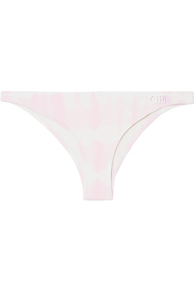 Solid & Striped The Rachel Tie-dyed Bikini Briefs In Pastel Pink