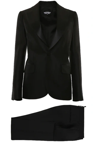 Dsquared2 Suit In Black