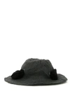 FLAPPER DALIA HAT,181663APP000008-BLACK