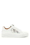 BLACK DIONISO FLOWER SNEAKERS,181699NSN000002-WHITE