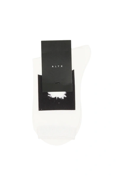 Alyx Stella Face Socks In White,black