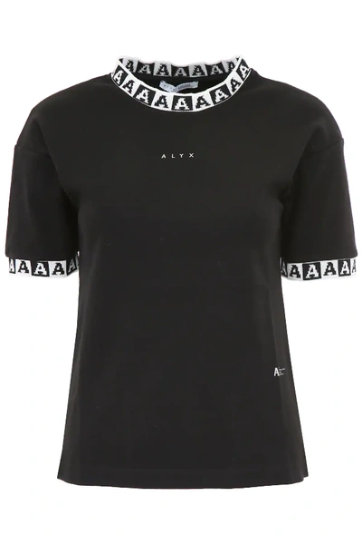 Alyx Logo T-shirt In White,black