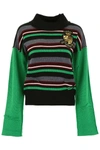 JW ANDERSON STRIPED PULL WITH LOGO,182036DMA000002-540