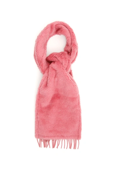 Max Mara Alceste Camel Stole In Pink