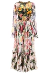 DOLCE & GABBANA FLORAL-PRINTED DRESS,191450DAB000011-S9311