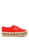 PHILOSOPHY SUPERGA PLATFORMS,191646NFL000002-A0112