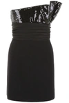 SAINT LAURENT BUSTIER DRESS WITH SEQUINS,191395DAB000002-1000