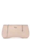 PRADA BRUSHED CALFSKIN SIDONIE CLUTCH,191197ABS000022-F0236