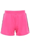 Chiara Ferragni Logomania Shorts In Fuchsia