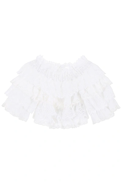 Dolce & Gabbana Taormina Lace Top In White