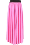 Msgm Flared Mini Skirt In Pink