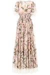 DOLCE & GABBANA LILY PRINT DRESS,192450DAB000011-HFKK8