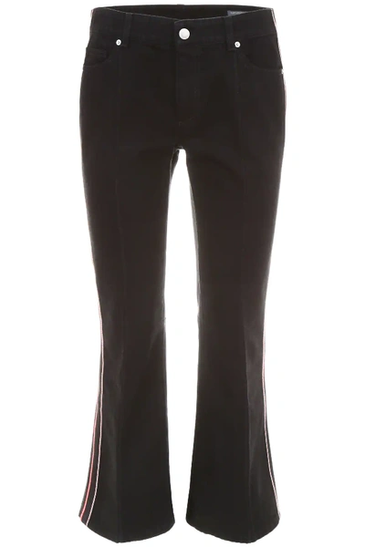 Alexander Mcqueen Kick-flare Jeans In Black