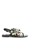 DOLCE & GABBANA PATENT SANDALS WITH BOW,192450NSD000002-HNKK8