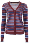 MARNI STRIPED CARDIGAN,192418DCD000001-RGR82