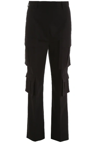 Prada Cargo Trousers In Black