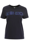 KENZO T-SHIRT WITH LOGO EMBROIDERY,192416DTS000007-76