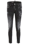 Dsquared2 Skinny Dan Denim Pants In Black