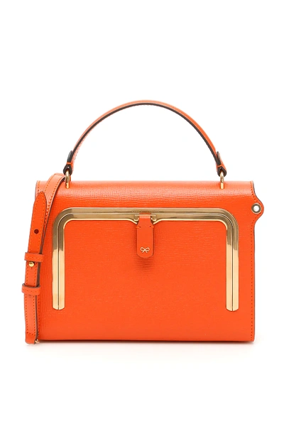 Anya Hindmarch Small Postbox Bag In Orange