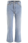 RE/DONE HIGH-WAISTED JEANS,192750DJE000006-INDIG