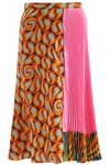 MARNI MULTIcolour PLEATED SKIRT,192418DGN000003-Y5706