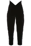 ATTICO VELVET TROUSERS,192837DPN000002-100