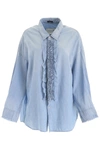 R13 RUFFLED SHIRT,192647DCW000003-935