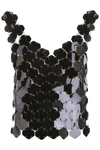 PACO RABANNE TOP WITH MAXI SEQUINS,192426DTO000002-P001