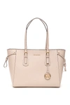 MICHAEL MICHAEL KORS VOYAGER LEATHER TOTE BAG,192582ABS000005-187